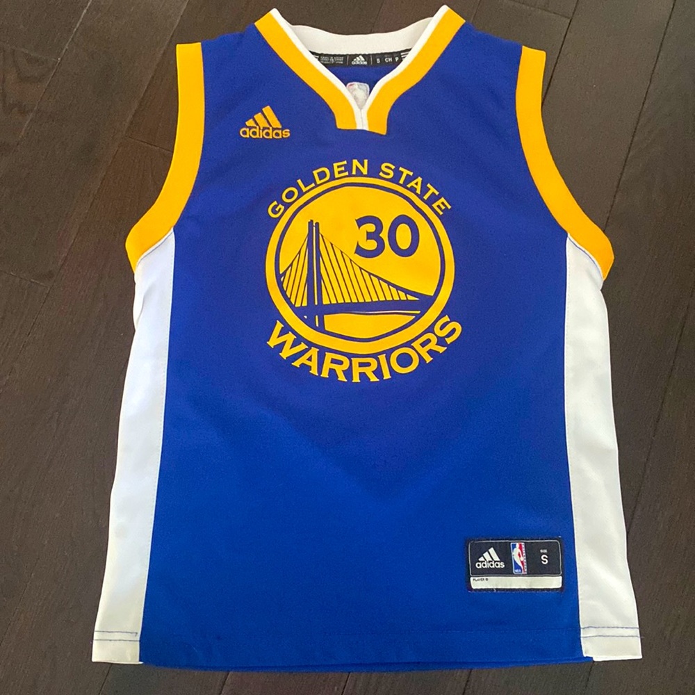 Steph Curry youth small Golden State Warriors jersey #30